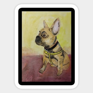 french bulldog Sticker